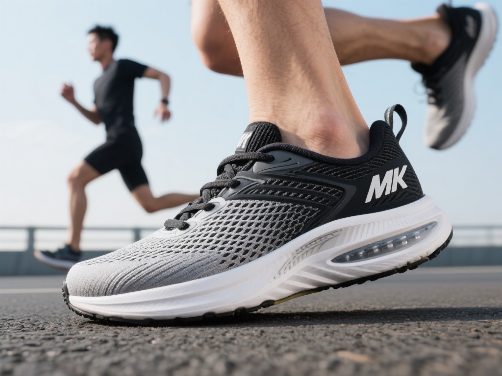 例如，mk的运动鞋采用高科技减震材料，能够有效吸收